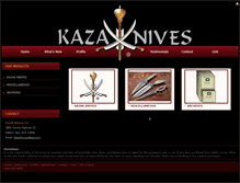 Tablet Screenshot of kazakknives.com